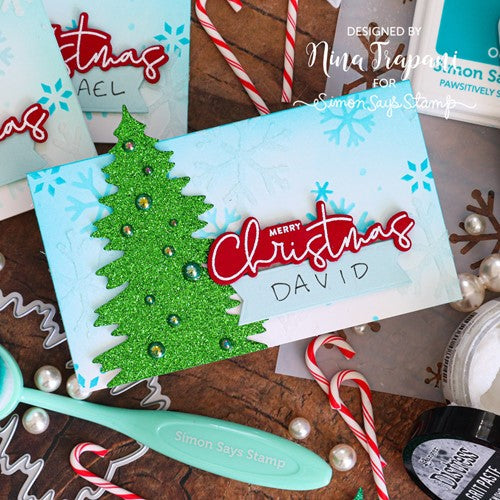 Simon Says Stamp! Pretty Pink Posh LAYERED SNOWFLAKES Stencils | color-code:ALT3