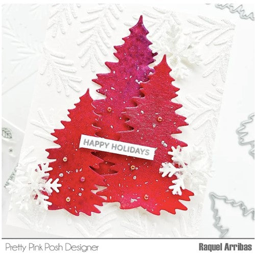 Simon Says Stamp! Pretty Pink Posh LAYERED CHRISTMAS LIGHTS Stencils