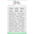 Simon Says Stamp! Pretty Pink Posh HOLIDAY SENTIMENTS Clear Stamps