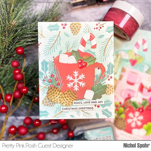 Simon Says Stamp! Pretty Pink Posh HOLIDAY SENTIMENTS Clear Stamps | color-code:ALT1