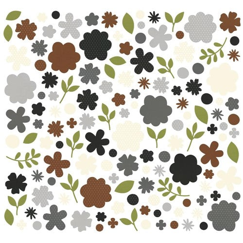 Simon Says Stamp! Simple Stories COLOR VIBE BASICS Flowers Bits And Pieces 19001