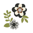 Simon Says Stamp! Simple Stories COLOR VIBE BASICS Flowers Bits And Pieces 19001