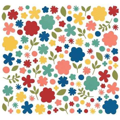 Simon Says Stamp! Simple Stories COLOR VIBE BOLDS Flowers Bits And Pieces 19016
