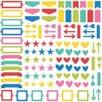 Simon Says Stamp! Simple Stories COLOR VIBE SUMMER Chipboard Bits And Pieces 19025