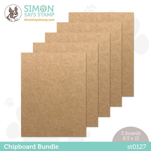 Simon Says Stamp! Simon Says Stamp CHIPBOARD BUNDLE Pack of 5 Sheets st0127