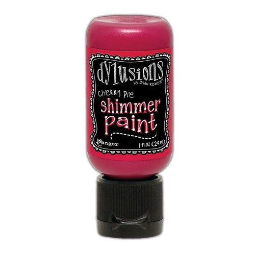 Simon Says Stamp! Ranger Dylusions 1oz CHERRY PIE Shimmer Paint dyu81340