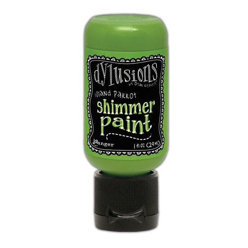Simon Says Stamp! Ranger Dylusions 1oz ISLAND PARROT Shimmer Paint dyu81388