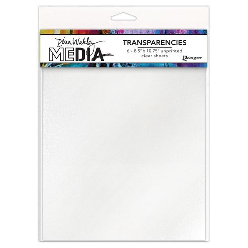 Simon Says Stamp! Dina Wakley CLEAR Media Transparencies Ranger mda80565