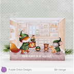 Simon Says Stamp! Purple Onion Designs RALPHIE Cling Stamp pod1306