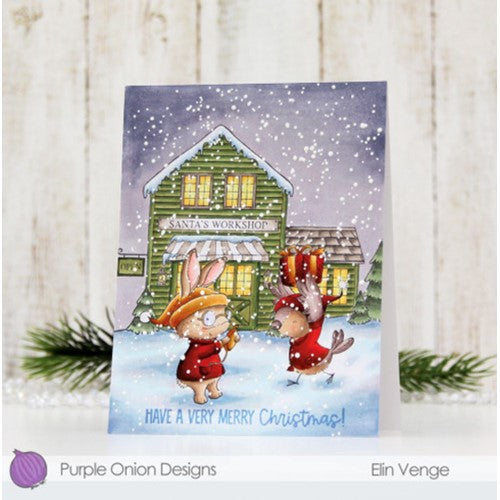 Simon Says Stamp! Purple Onion Designs COMET Cling Stamp pod1309