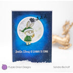 Simon Says Stamp! Purple Onion Designs COMET Cling Stamp pod1309