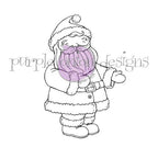 Simon Says Stamp! Purple Onion Designs MR. CLAUS Cling Stamp pod1295