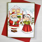 Simon Says Stamp! Purple Onion Designs MR. CLAUS Cling Stamp pod1295
