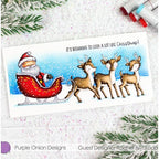 Simon Says Stamp! Purple Onion Designs MR. CLAUS Cling Stamp pod1295