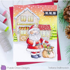 Simon Says Stamp! Purple Onion Designs MR. CLAUS Cling Stamp pod1295
