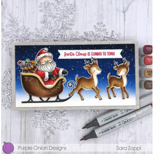 Simon Says Stamp! Purple Onion Designs MR. CLAUS Cling Stamp pod1295