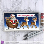 Simon Says Stamp! Purple Onion Designs MR. CLAUS Cling Stamp pod1295