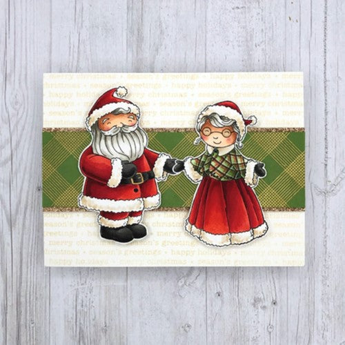 Simon Says Stamp! Purple Onion Designs MR. CLAUS Cling Stamp pod1295