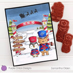 Simon Says Stamp! Purple Onion Designs HOLIDAY ARCH Cling Stamp pod1287
