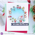 Simon Says Stamp! Purple Onion Designs HOLIDAY TOY SET Cling Stamp pod1294