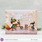 Simon Says Stamp! Purple Onion Designs HOLIDAY TOY SET Cling Stamp pod1294