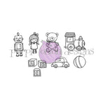 Simon Says Stamp! Purple Onion Designs HOLIDAY TOY SET Cling Stamp pod1294