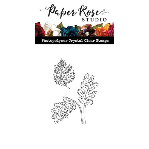 Simon Says Stamp! Paper Rose JURASSIC FOLIAGE Clear Stamps 28033