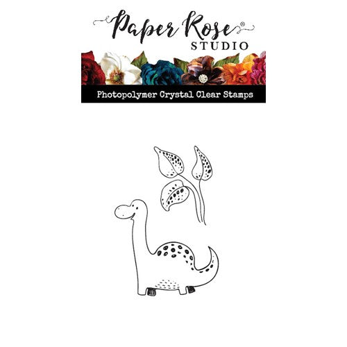 Simon Says Stamp! Paper Rose DARREN THE DINO Clear Stamps 28024