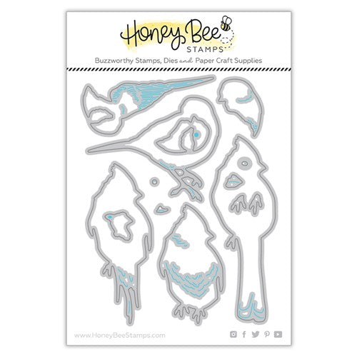 Simon Says Stamp! Honey Bee LOVELY LAYERS WINTER BIRDS Dies hbds-llwin