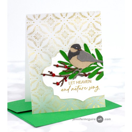 Simon Says Stamp! Honey Bee LOVELY LAYERS WINTER GREENERY Dies hbds-llwgre | color-code:ALT02