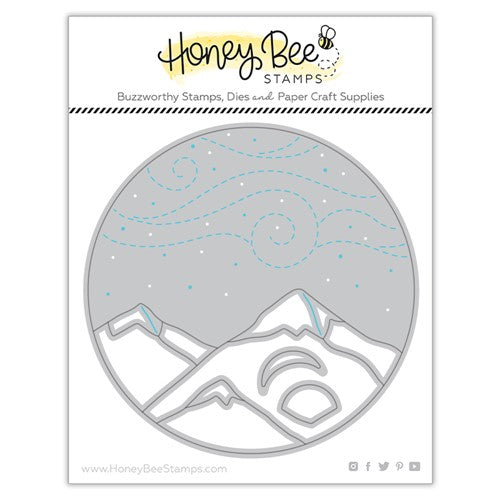 Simon Says Stamp! Honey Bee MOUNTAIN CIRCLESCAPE Dies hbds-moucs