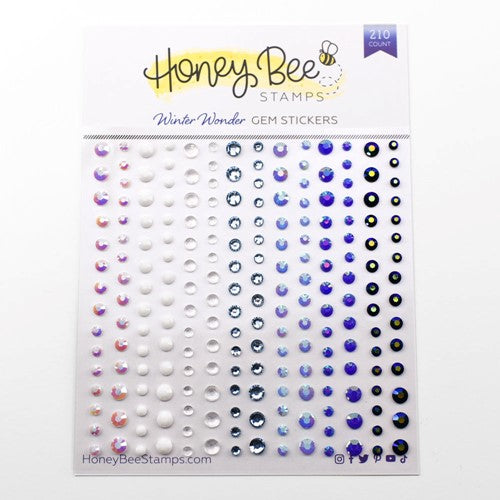 Simon Says Stamp! Honey Bee WINTER WONDER Gem Stickers hbgs-040