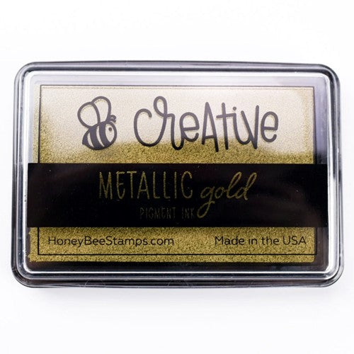 Honey Bee Stamps - Ink Pad - Metallic Gold Pigment Ink