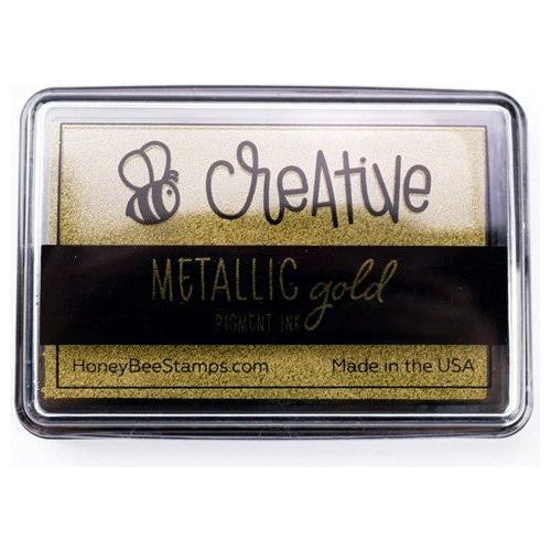 Simon Says Stamp! Honey Bee METALLIC GOLD Pigment Ink Pad hbink-mtgd