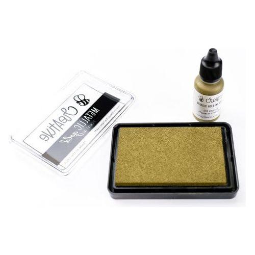 Simon Says Stamp! Honey Bee METALLIC GOLD Pigment Ink Pad hbink-mtgd