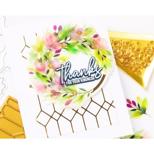 Simon Says Stamp! PinkFresh Studio ENCHANTING FLORA Die Set 178922 | color-code:ALT01