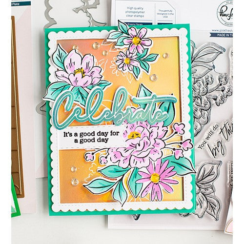 Simon Says Stamp! PinkFresh Studio CELEBRATE Die Set 179722 | color-code:ALT1