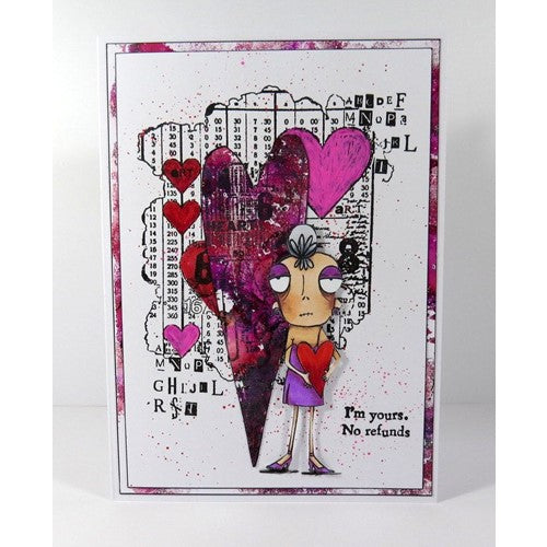 Simon Says Stamp! AALL & Create VALENTINE DEE A7 Clear Stamps aall787