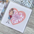 Simon Says Stamp! AALL & Create VALENTINE DEE A7 Clear Stamps aall787