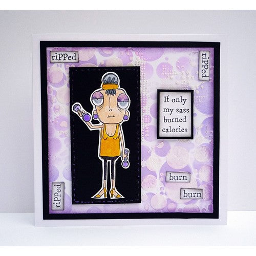 Simon Says Stamp! AALL & Create WORKOUT DEE A7 Clear Stamps aall789