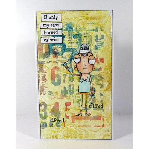 Simon Says Stamp! AALL & Create WORKOUT DEE A7 Clear Stamps aall789