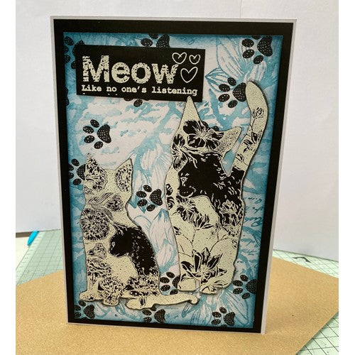 Simon Says Stamp! AALL & Create HAD ME AT MEOW A5 Clear Stamps aall792