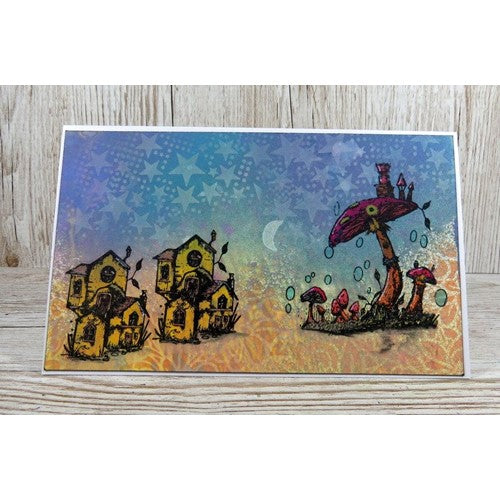 Simon Says Stamp! AALL & Create MUSHROOM COTTAGE A6 Clear Stamps aall798