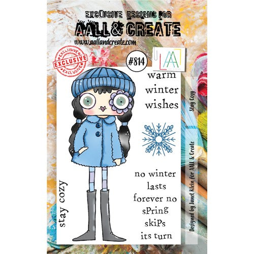 Simon Says Stamp! AALL & Create STAY COSY A7 Clear Stamps aall814