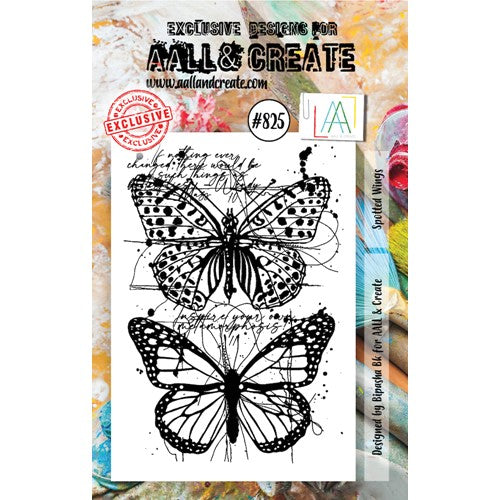 Simon Says Stamp! AALL & Create SPOTTED WINGS A7 Clear Stamp aall825