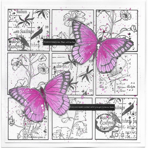 Simon Says Stamp! AALL & Create SPOTTED WINGS A7 Clear Stamp aall825