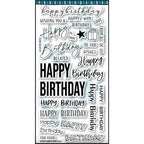 Simon Says Stamp! Dare 2B Artzy SIMPLY BIRTHDAY Clear Stamp Set 22370