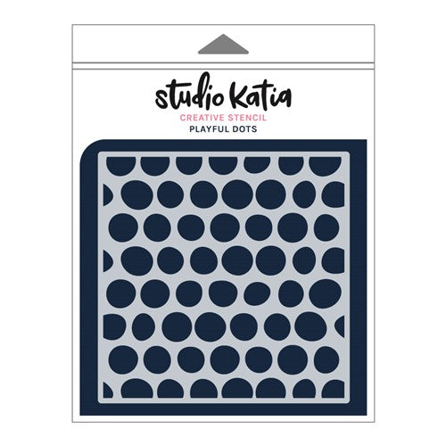Simon Says Stamp! Studio Katia PLAYFUL DOTS Stencil sks036