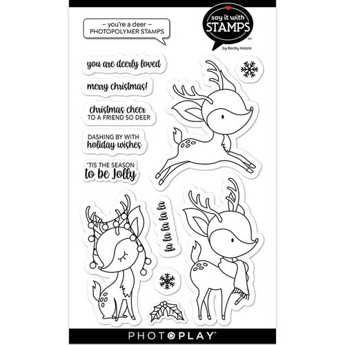 Simon Says Stamp! PhotoPlay YOU'RE A DEER Clear Stamps sis3575