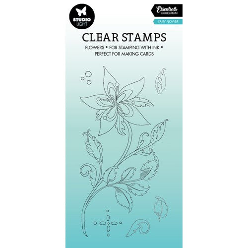 Simon Says Stamp! Studio Light FAIRY FLOWER Essentials Clear Stamps slesstamp325